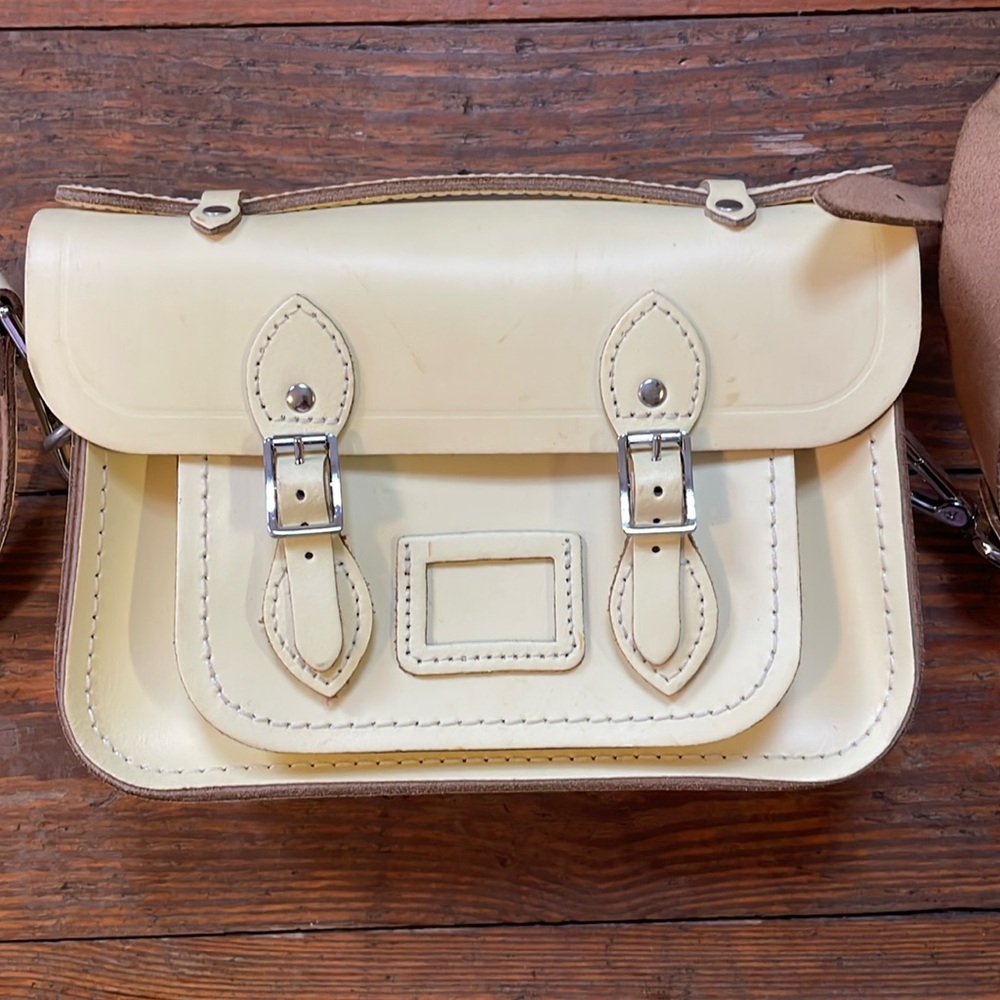 Cambridge satchel company mini yellow satchel